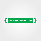 Custom Gate Signs,Cold Water Return Pipe Marker